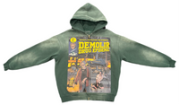 Démolir Drug Epidemic (fentanyl) Green Zip up
