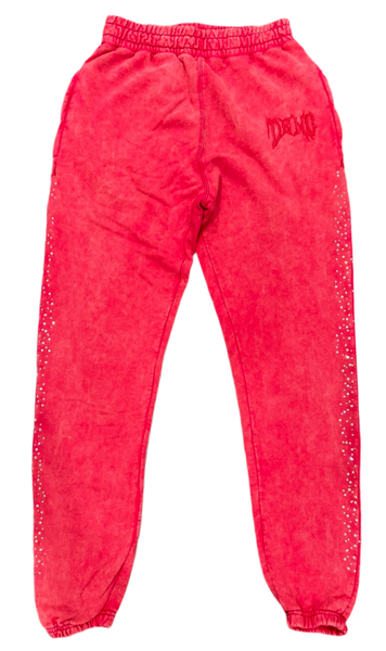 Démolir Rhinestone Sweatpants Fruitpunch