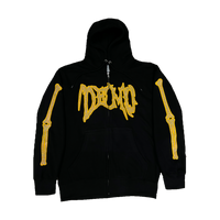 Demo Shine Black Zip Up Hoodie