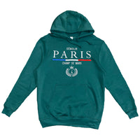 Démolir Champ De Mars (Paris) Teal Hoodie