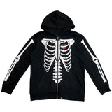 Démolir Worktillidie Black Zipup Hoodie