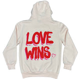 Démolir Love Conquers All Light Pink Hoodie